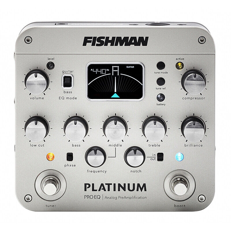 Fishman Platinum Pro Eq/di Analog Preamp Pro-plt-201