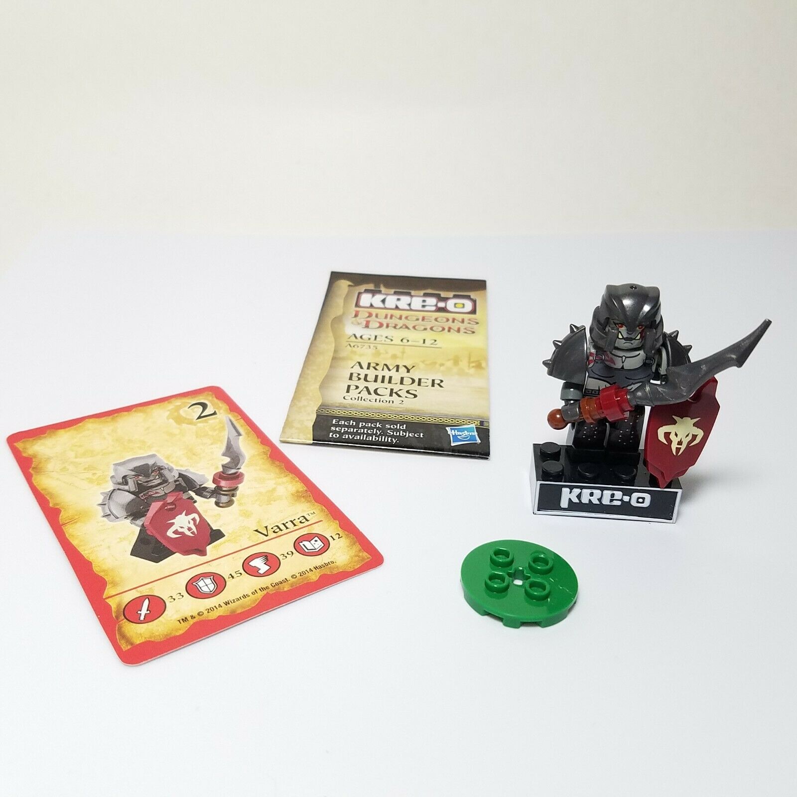 Hasbro Dungeons & Dragons Kre-o Army Builder Varra Collection 2 Loose Complete