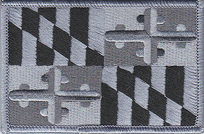 State Of Maryland Subdued Flag Patch (police/fire/ems) Md Swat/tactical