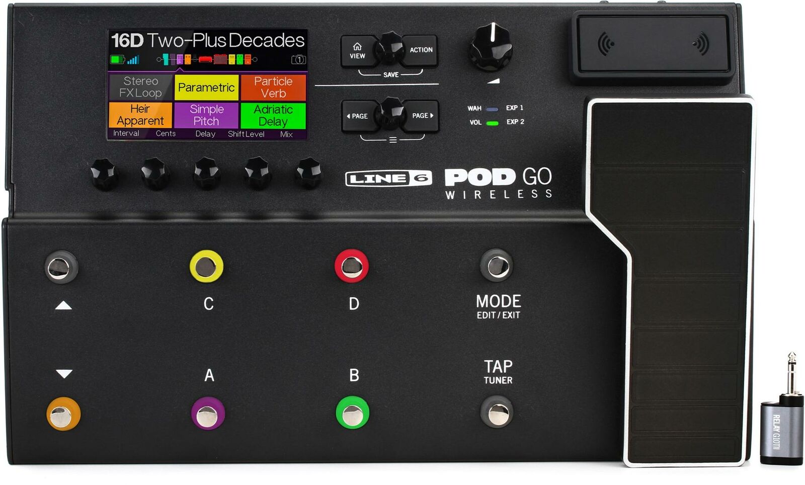 Line 6 Pod Go Wireless Guitar Multi-effects Floor Processor (podgowld2)