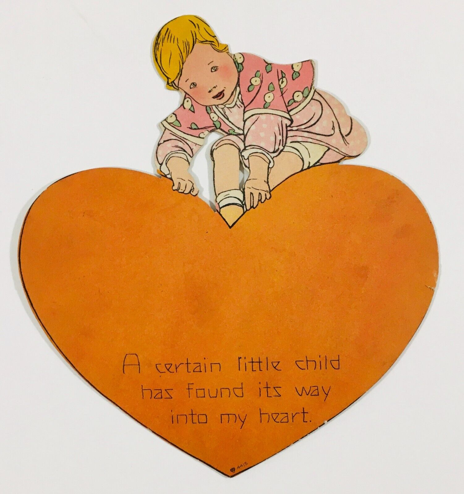 Vintage Valentine Card A Certain Little Child