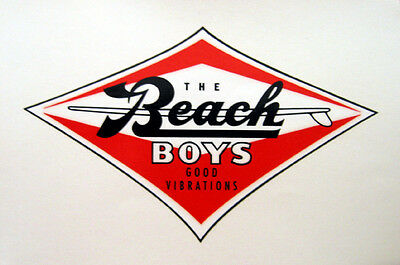 Beach Boys Logo Decal - Brian Wilson, Al Jardine
