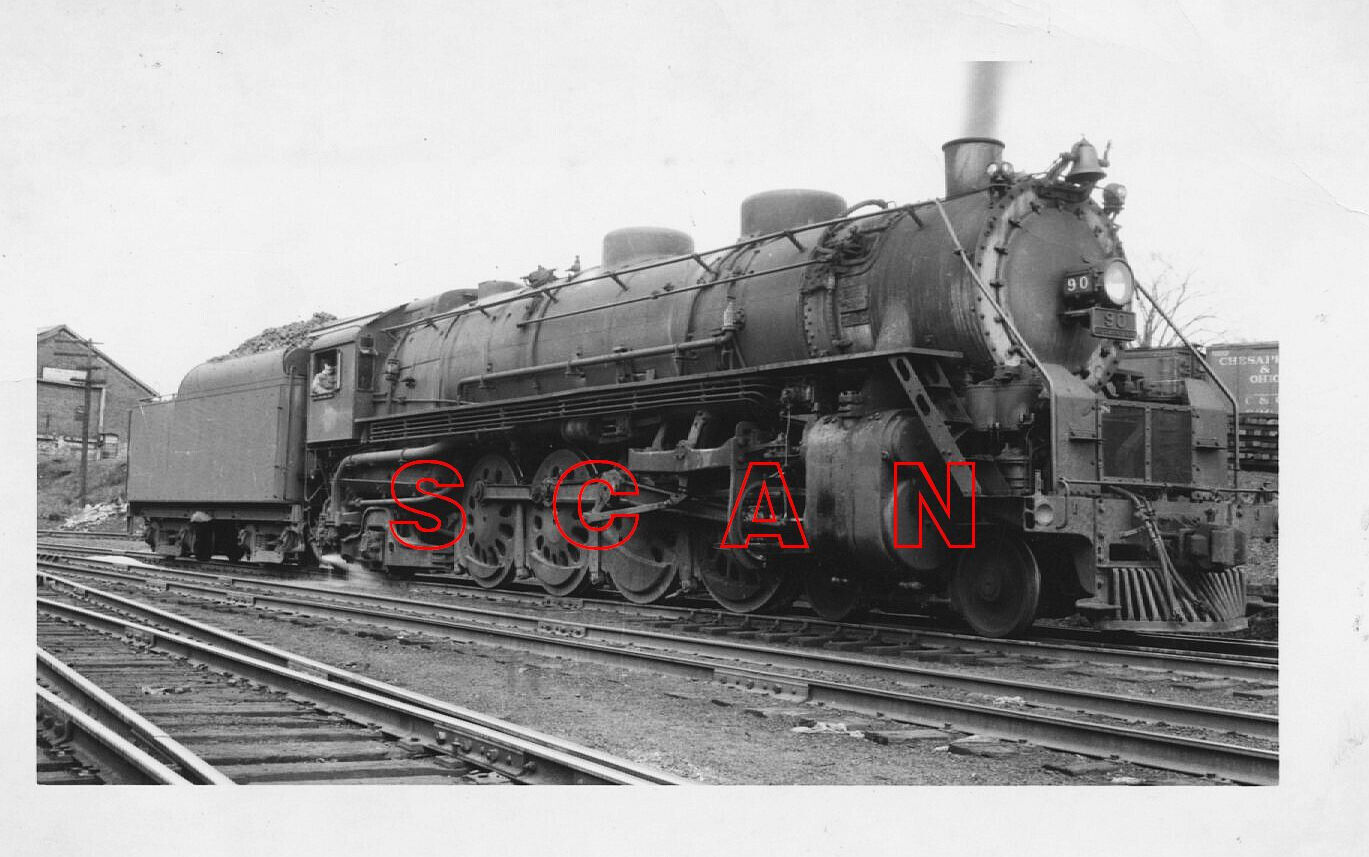2h491 Rp 1940s Rutland Railroad 482 Loco #90 Montpelier Vt