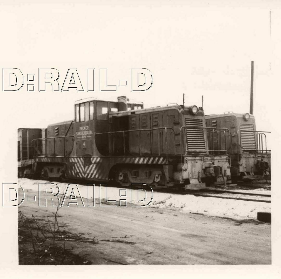 9d641 Rp 1950s Becker County Sand & Gravel Railroad #4 Bennettsville Sc