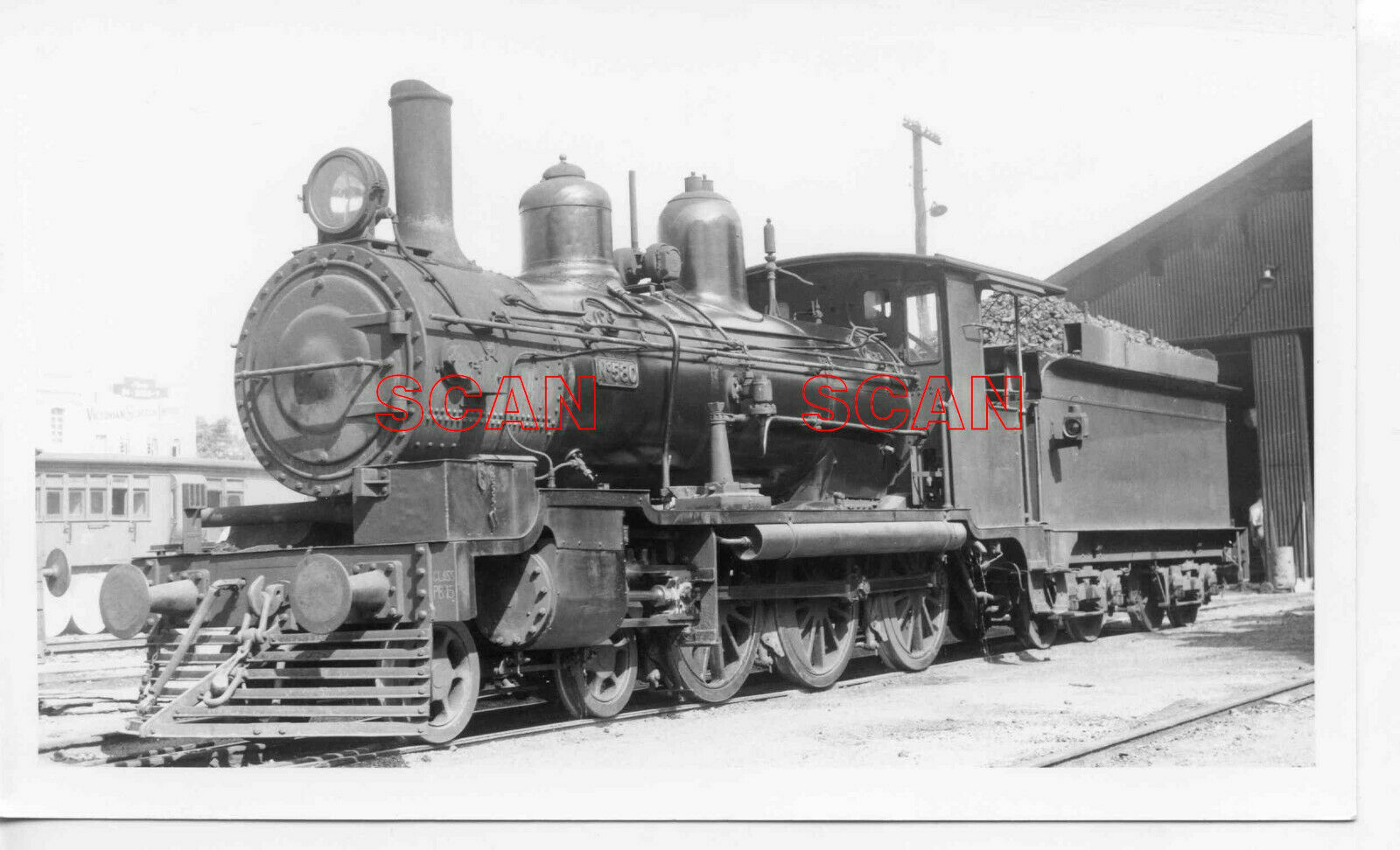 Oee312 Rp 1940s Queensland Australia Railroad 460 Loco #580