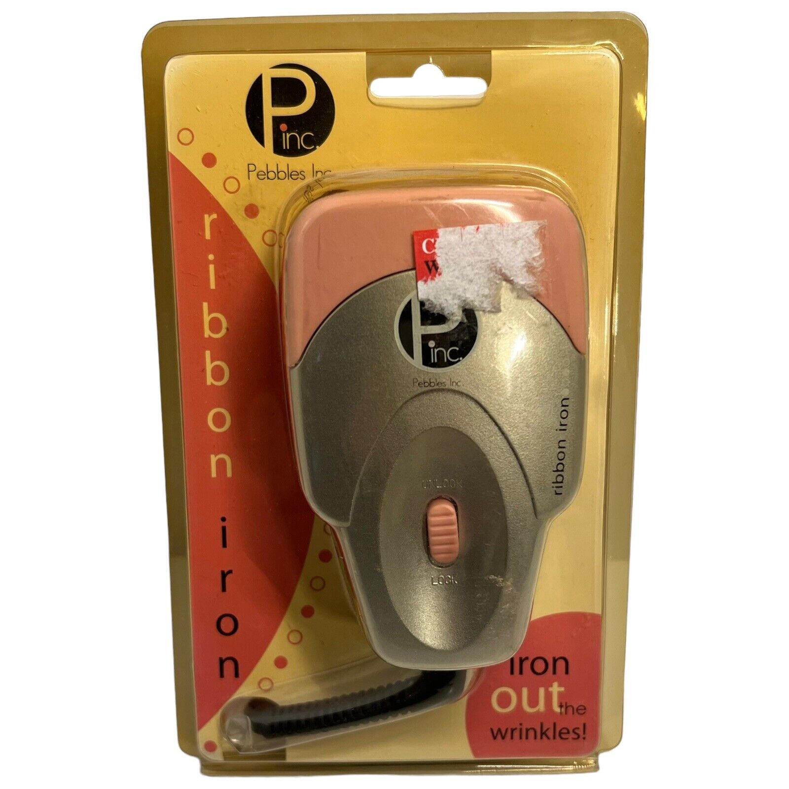 Pebble Inc Brand Mini Electric Ribbon Iron Portable Crafting Tool Scrapbooking