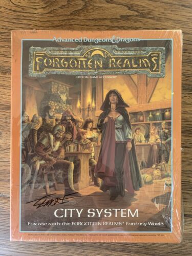 Elmore Owned Signed Forgotten Realms City System Ad&d Sealed