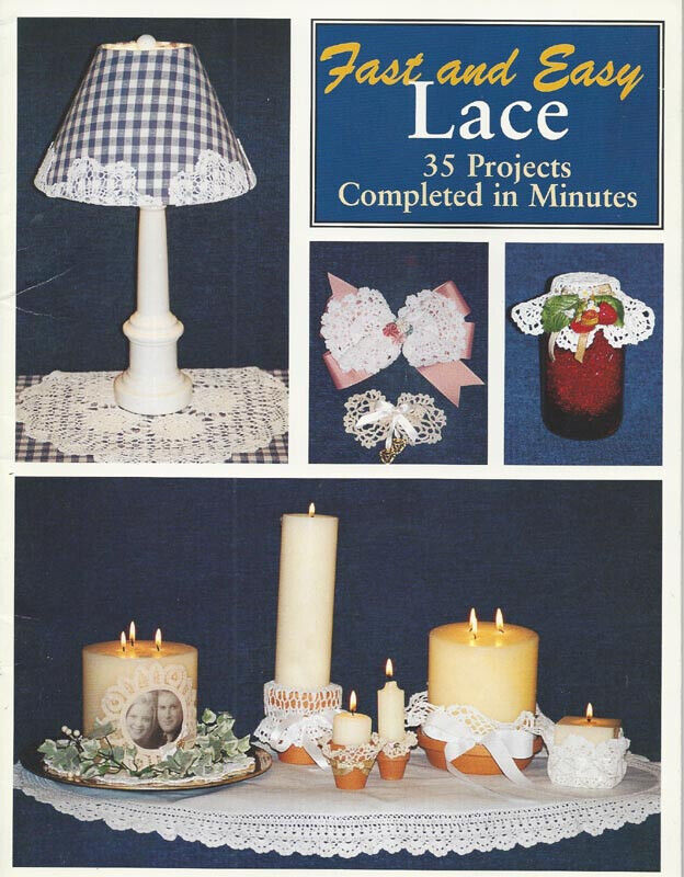Vintage Craft Instruction Booklet Fast And Easy Lace Projects