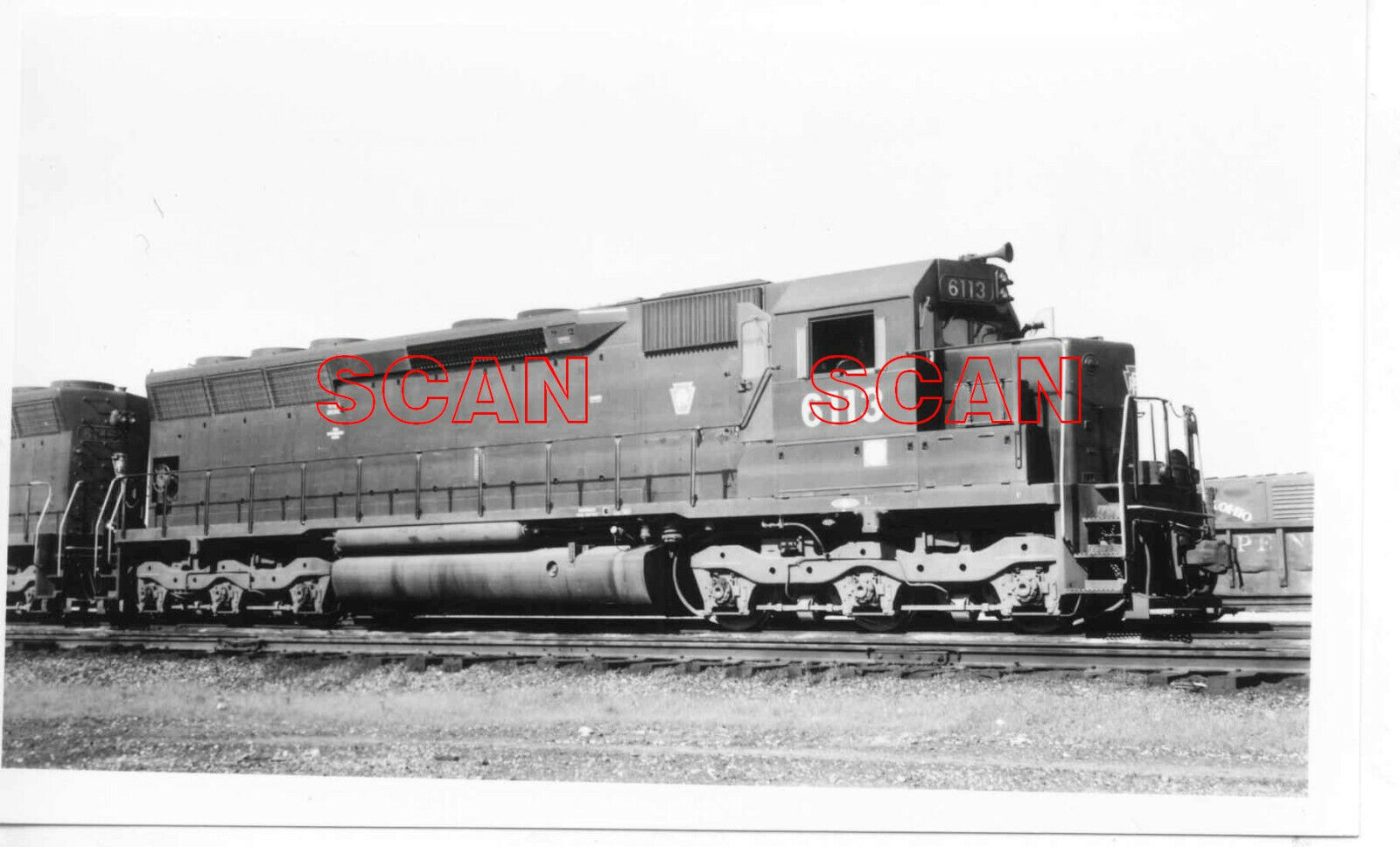 1f604 Rp 1967 Pennsylvania Railroad Loco #6113 Chicago