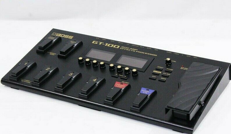 Boss Gt100 Multi-effects Guitar Effect Pedal Used It Works Proparly F/s