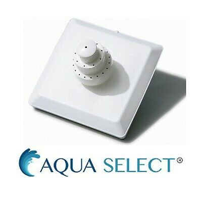Aqua Select Grecian Floating Triple Tier Swimming Pool Fountain, White