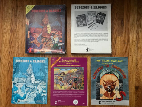 Dungeons And Dragons Basic Set 1001 3rd Edition B2 Uncut Chits Contents Pristine