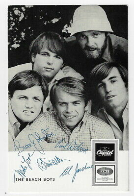 The Beach Boys : German Capitol Records 1967 Promo Arcade Style Card !!