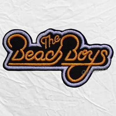 The Beach Boys Logo Embroidered Patch Rock Band Pop Surf Brian Wilson Mike Love