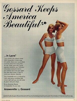 Gossard Keeps America Beautiful - Answerette Bra & Girdle Ad 1966 17