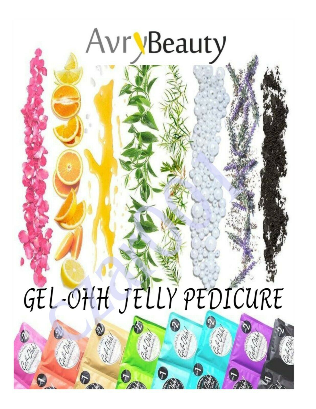 Voesh Avry Beauty Gel-ohh Jelly Spa Set -1 & 2 Step In One - 9 Scents Available!