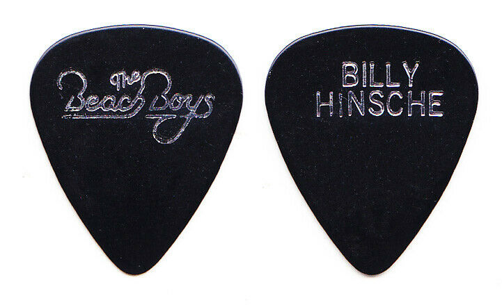 Vintage Beach Boys Billy Hinsche Black Guitar Pick - 1980s Tours