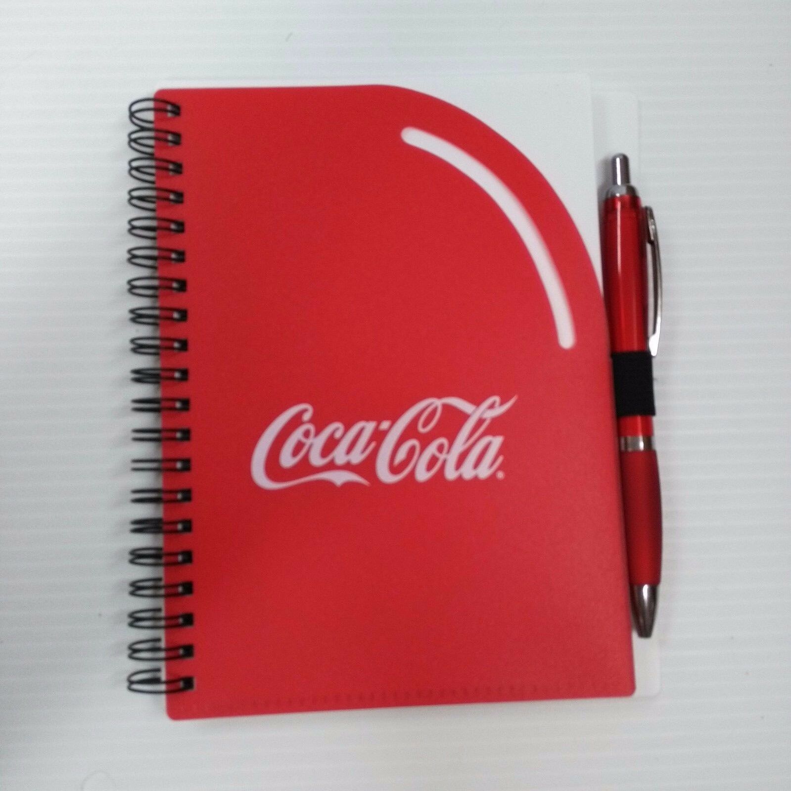 Coca-cola Spiral Notebook With Pen - Free Shipping