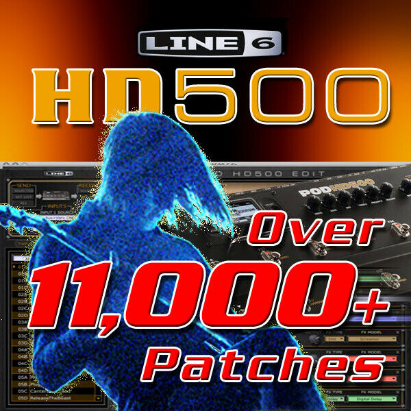 Line 6 Hd500 - Patches / Presets For Line 6 Pod Hd500 - Huge Time Saver!